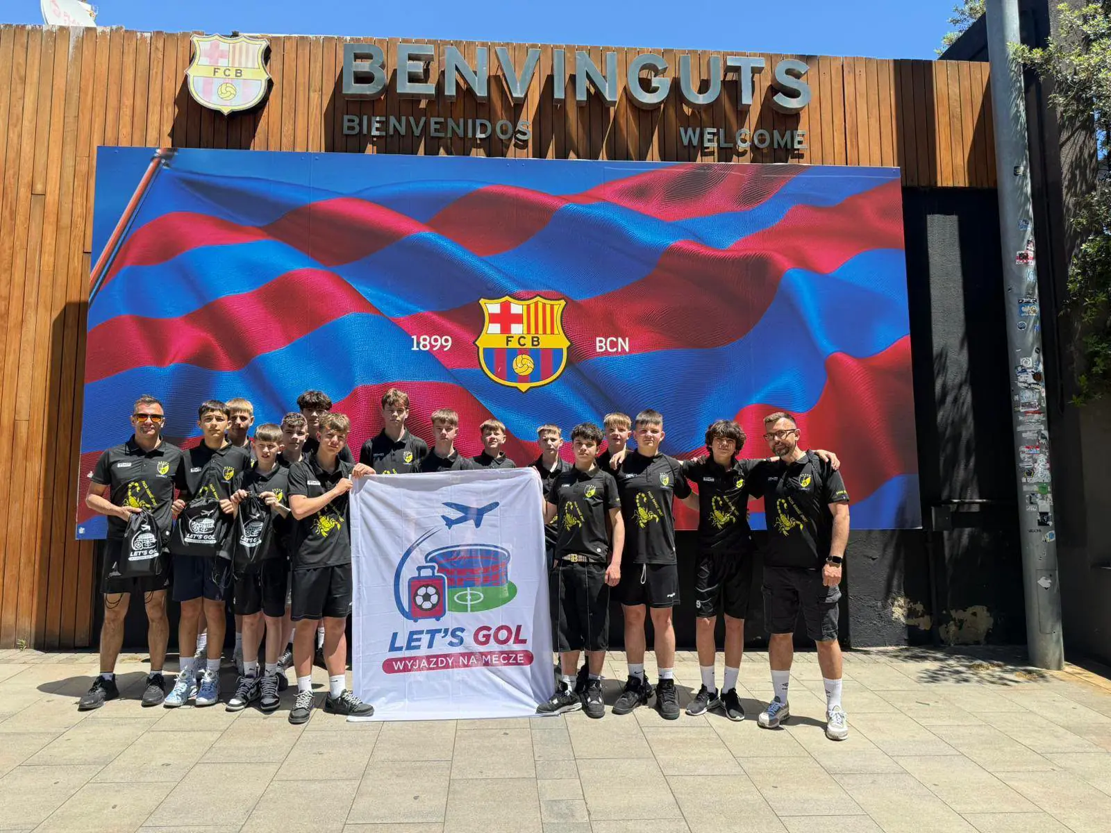 Stadion w mieście Barcelona
