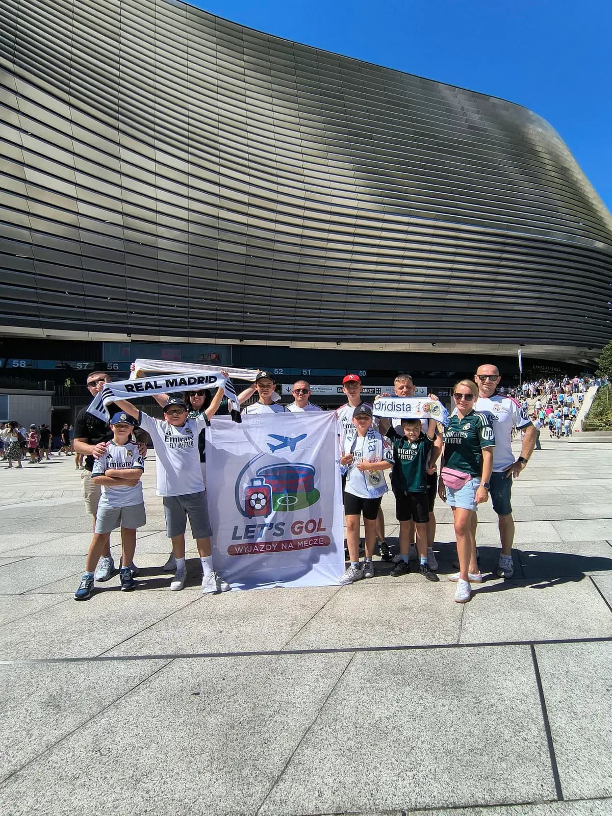 Nasi Kibice przy Santiago Bernabeu