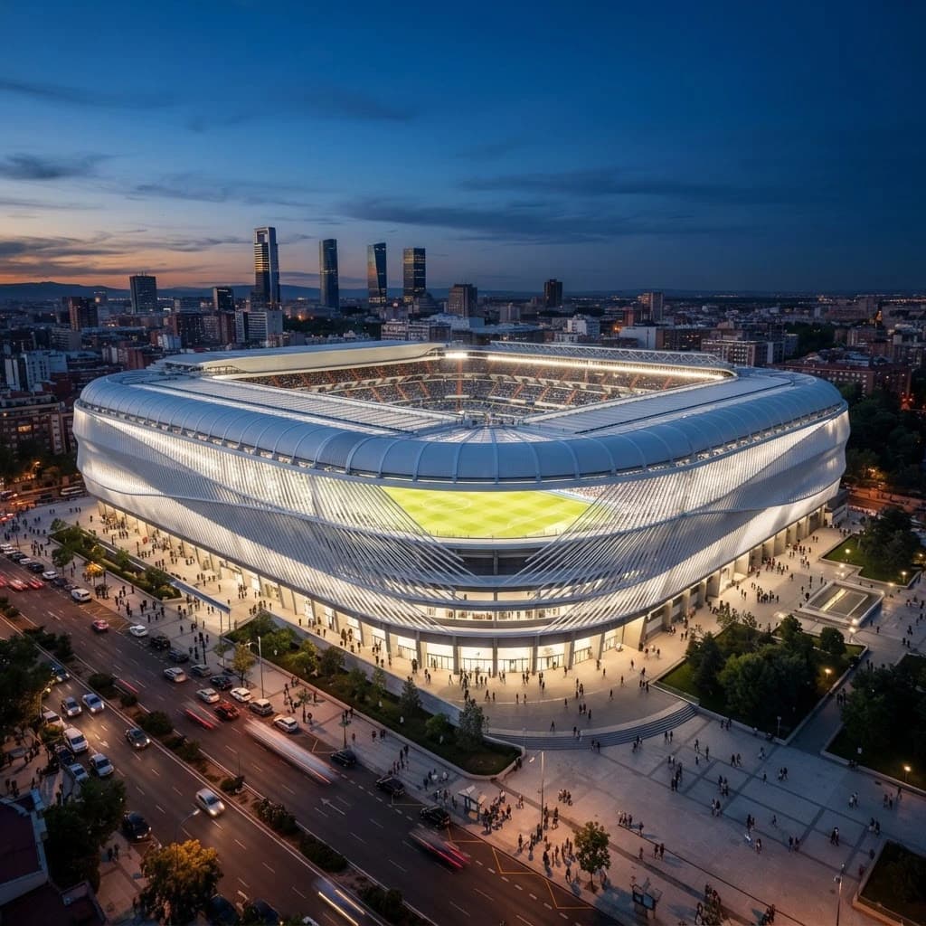 Stadion w mieście Madryt