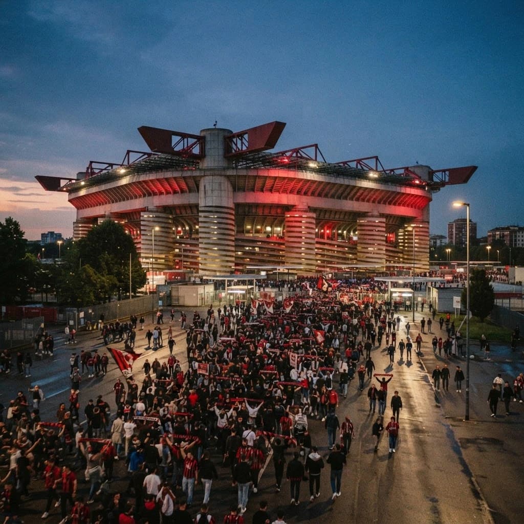 Stadion w mieście Mediolan