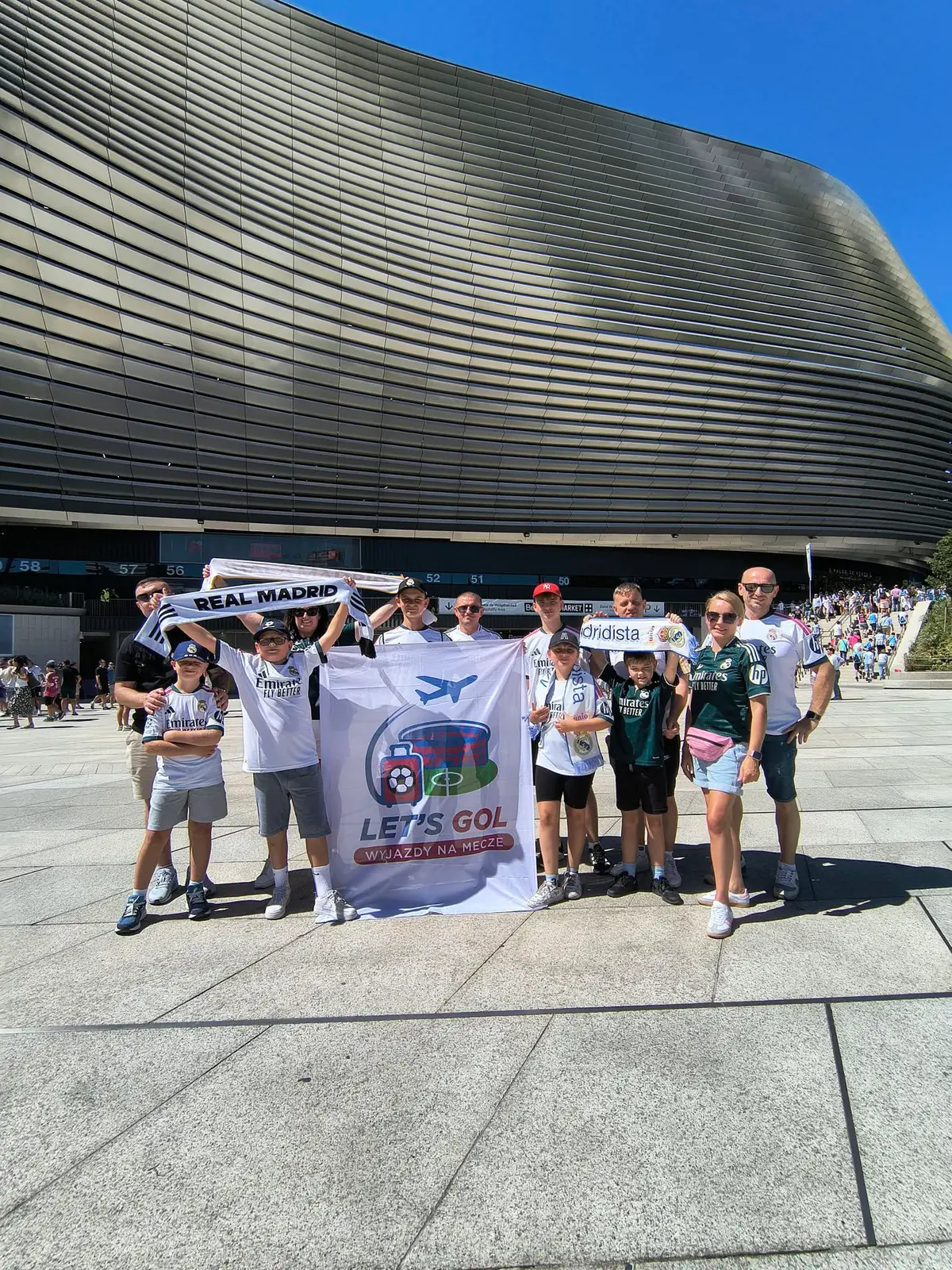 Nasi Kibice przy Santiago Bernabeu