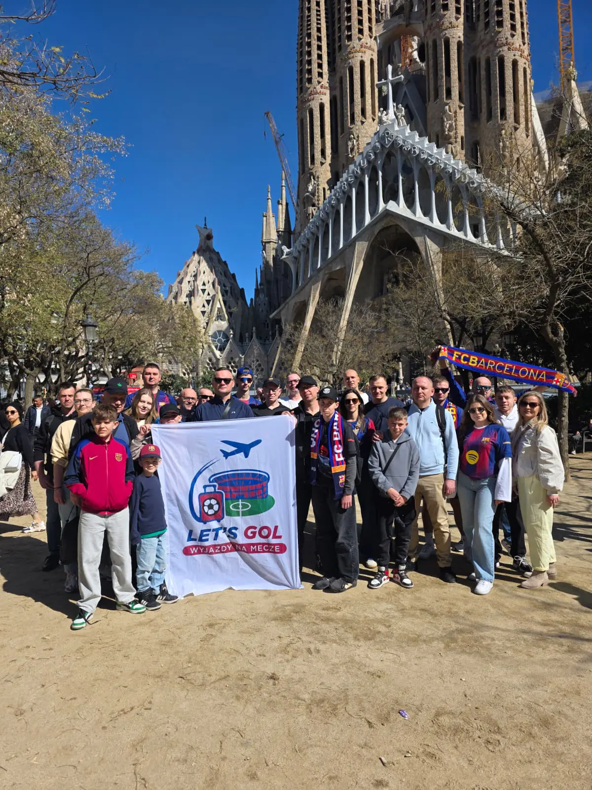 Let's Gol pod Sangrada Familia